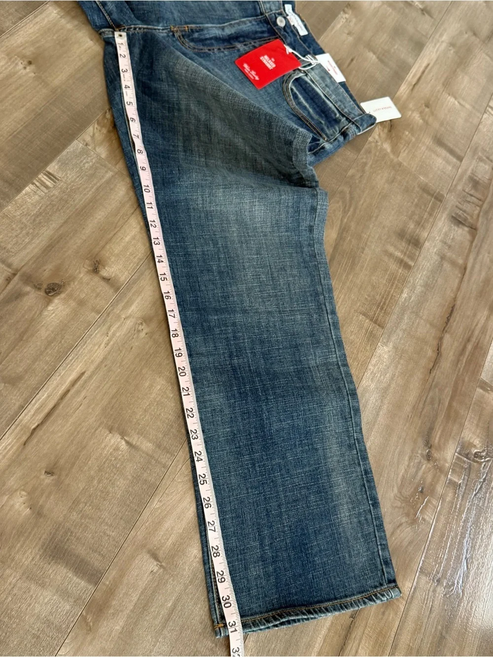 NEW Lucky Brand Relaxed Straight Jeans Denim 36 x 32 181 Comfort Stretch Vintage